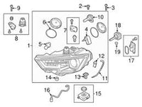 Left Headlight DRL Daytime Running Light Module 8V0998473 Left For AUDI A3 Tag-BL-133