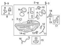 Left Headlight DRL Daytime Running Light Module 8V0998473 Left For AUDI A3 Tag-BL-133