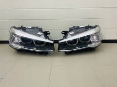 Headlight Headlamp Left 63117401131 & Right  63117401132  (Without Blaster) Compatible With BMW X1 E48  (2014-2016) Xenon