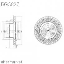 Front Brake Disc Set A2204210812  A2204212512 A220421251264 Compatible With MERCEDES-BENZ S-CLASS (W220, V220)