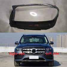 Car Front Headlight Lens Cover Transparent Lamp Shade Headlamp Shell Cover compatible for Mercedes-Benz GLS W167 (2020 - 2022).