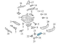 Coolant Bottle  17137552546 17137647290 17138621092 17138630170 For BMW X5 E70 Tag-B-28