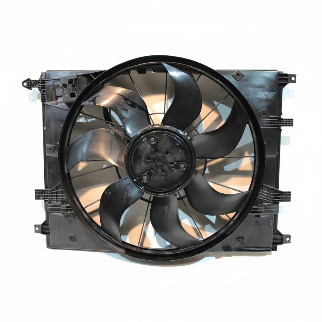 Engine Radiator Cooling Fan Assembly A0999060612 0999060612 17417589031 17427804620 17428509740 Compatible With Mercedes Benz  E CLASS W222