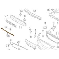 Front Bumper Show Grill Upper Chorme 31290998 Compatible With VOLVO XC60 II (246) Tag No.6