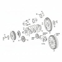Crankshaft Pulley 2710300003 A2710300003 Compatible With MERCEDES-BENZ C-CLASS (W203) & C-CLASS (W204) & E-CLASS (W211) & E-CLASS (W212) Tag-CP-07