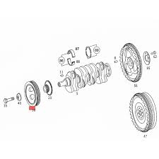 Crankshaft Pulley 2710300003 A2710300003 Compatible With MERCEDES-BENZ C-CLASS (W203) & C-CLASS (W204) & E-CLASS (W211) & E-CLASS (W212) Tag-CP-07