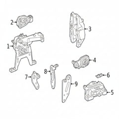 Engine Mounting 2472402800 Compatible With MERCEDES-BENZ A-CLASS (W177)