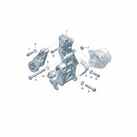 Belt Tensioner With Pulley 058903133 058903133B 058903133C Compatible With AUDI A4