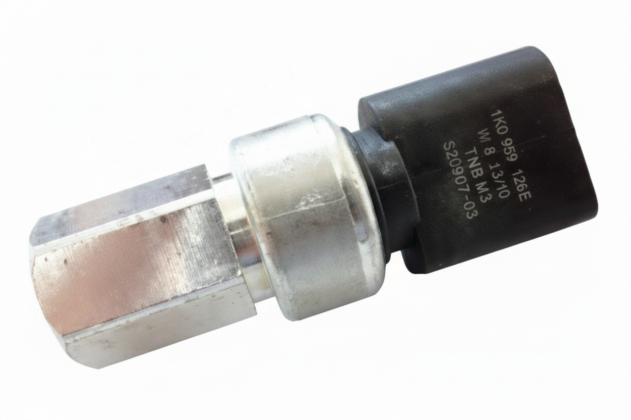 Air Conditioning Pressure Switch 1K0959126E Compatible With (Audi) (Skoda) (VW)