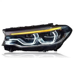 Headlight Headlamp Right 63117214962 & Left 63117214961 Compatible With BMW 5-Series G30 LED 2017-21