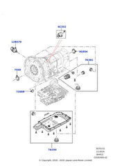 Transmission Oil Pan LR114012 1102298041 8P75XPH Compatible With Land Rover Jaguar Hybird