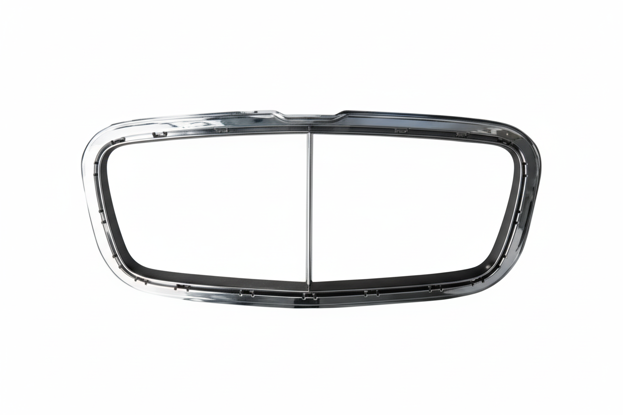 Front Bumper Grill Frame ( Chrome ) 3W0853667D Compatible With Bentley Flying Spur