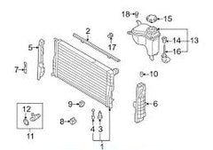 Engine Cooling Radiator 17117558480 17117788903 17117788904 17117790297 17117794488 Compatible with BMW 3 Series E90 & X1 E84 & X3 F25
