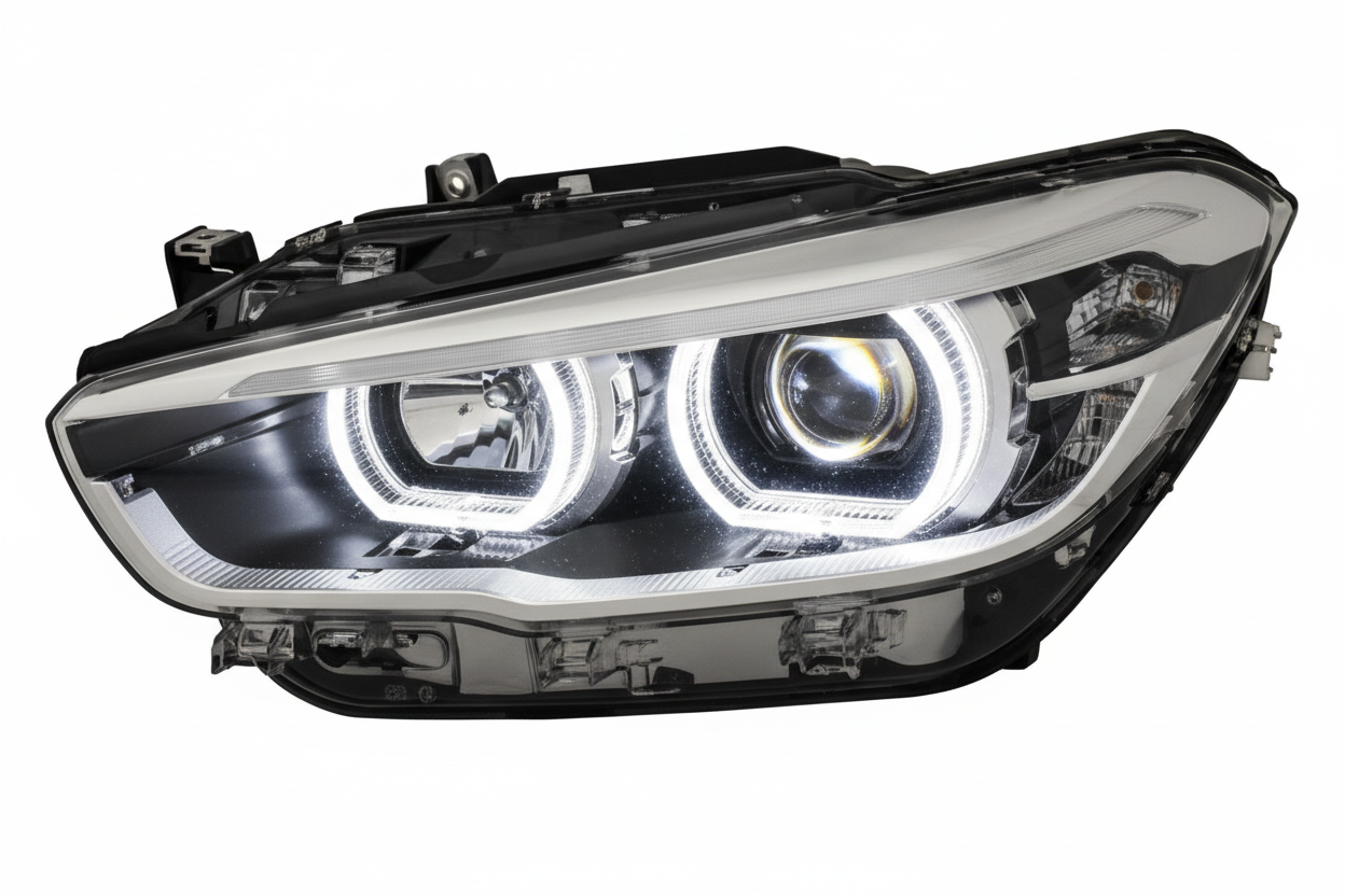 Complete Headlight Set Left 63117414141 & Right 63117414142 Compatible With BMW F20 F21 2015-2019(New)