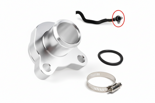 Cylinder Block Water Pipe Aluminum Connector 11537591889V Compatible With BMW F25 F26