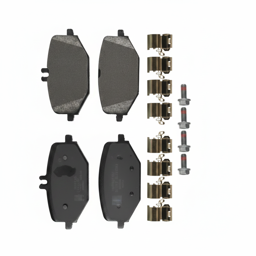 Rear Brake Pad Set 0004207303 Compatible With Mercedes Benz W206