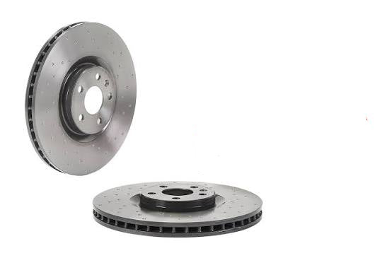 Front Brake Disc Set 31471752 31400568 Compatible With VOLVO S90 II (234) & V90 II Estate (235) & XC40 (536) & XC60 II (246) & XC90 II (256)