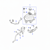 Coolant Bottle C2D36671 C2D5120 AW938A080AD AW938A080AE Compatible With JAGUAR XJ X351 Tag-B-21