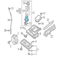 Oil Cooler Assembly 06M115401L 06M115401F 06M115401E  06M115401K For AUDI A5 A8 A6 Quattro, Q5, Q7 Tag-O-105
