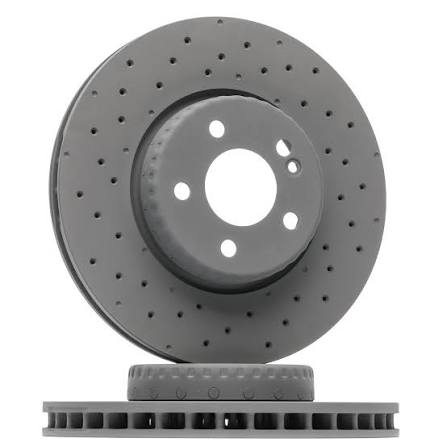 Front Brake Disc Set  0004212112 Compatible With Mercedes Benz W205