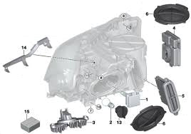 LED Angel Eye Module  63117398766 63117311243 For BMW 3 Series F30 & 3 Series GT F34 Tag-BL-113