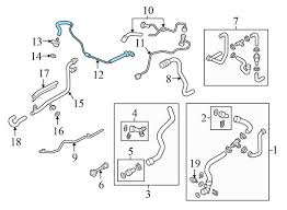 Coolant Hose Pipe 06L121081F 06L121081K For AUDI A4 Q5 Tag-H-233