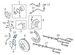 Rear Left ABS Wheel Speed Sensor Grey WHT003857A 7L0927807B 7L0927807A Compatible With AUDI Q7 4LB & Q3 8UB
