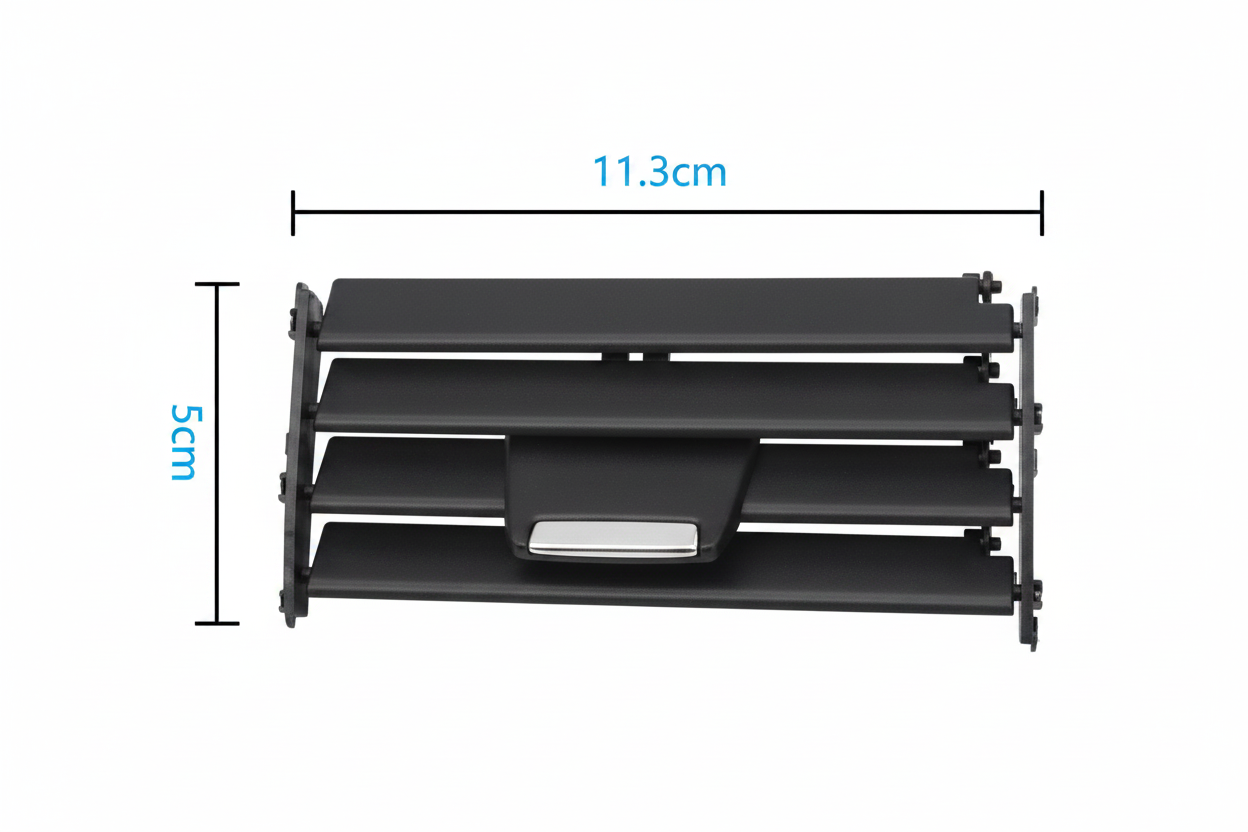 Black Ac Vent Grille Assembly Center & Right & Left Compatible With BMW 3 Series F30