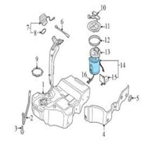 Fuel Pump 3C0919051AK 3AA919051C 3AA919051L 3C0919051AE 3C0919051G 3C0919051P 3C0919087R 3C8919051A Compatible With VW PASSAT B7 (362) Tag No.86