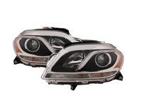 Complete Headlight Set Left 1668206961 & Right 1668207061 Compatible With Mercedes Benz W166 M-Class (2012–2015)
