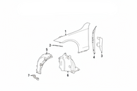 Front Fender Liner Left 2068807304 Compatible With Mercedes Benz W206 (2021-25)