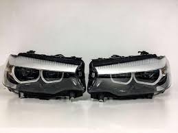 Headlight Headlamp Left 63117214951  & Right  63117214952  (Without Blaster) Compatible With BMW 5 Series G30 LCI (2017-2020)  LED