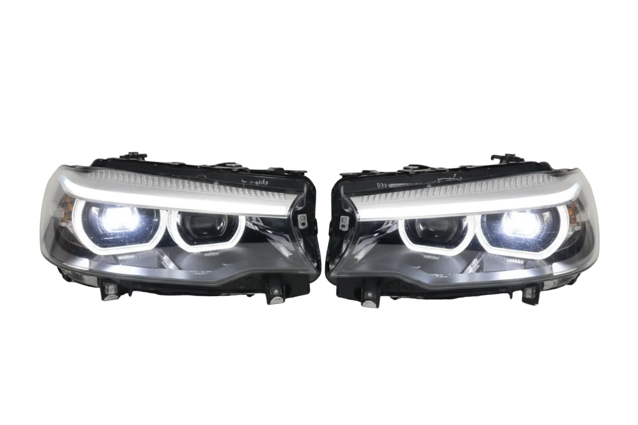 Headlight Headlamp Left 63117214951  & Right  63117214952  (Without Blaster) Compatible With BMW 5 Series G30 LCI (2017-2020)  LED