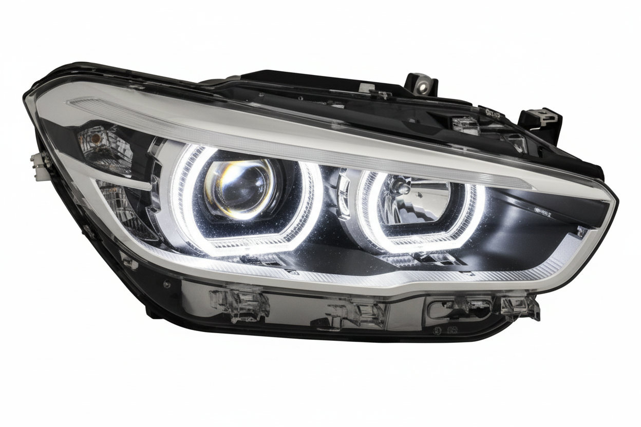 Complete Headlight Set Left 63117414141 & Right 63117414142 Compatible With BMW F20 F21 2015-2019(New)