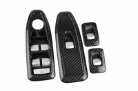 Carbon Fiber Front Armrest With Window Switch Cover Panel Set 51427289346 51427283835 51429208106 Compatible With BMW 3 Series F30