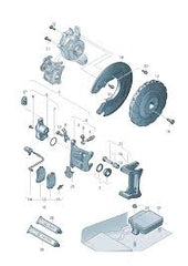 Rear Brake Pad Wear Sensor 4G0615121 98046500 Compatible With PORSCHE MACAN 95B & AUDI A6 C7 & A8 D4