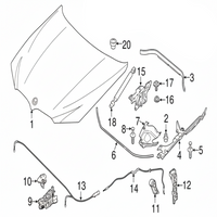 Rear Hood Release Cable 51237397501 Compatible With BMW For X3 G01