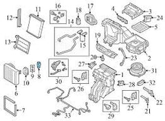 Expansion Valve 5Q0820679C Compatible With AUDI A3