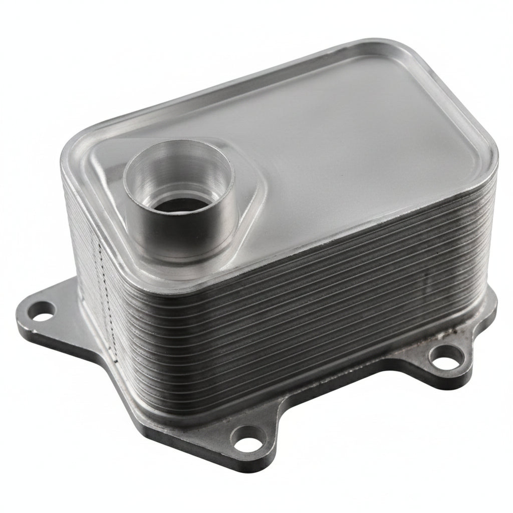 Oil Cooler 06L117021C 06L117021E 06L117021G Compatible With AUDI A3 A4 A6 Q5 Q7 TT & SKODA OCTAVIA III (5E3, NL3, NR3) & VW POLO V (6R1, 6C1) Tag-O-120