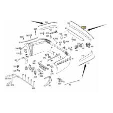 Rear Bumper Chrome Left  2118852721 & Right 2118852821 Compatible With MERCEDES BENZ E-CLASS W211 (2007-2009) Tag No.141