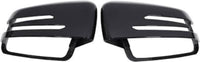 Side Mirror upper cover (Side Mirror cover) Glossy Black Left A2128100164 &  Right A2128100264 Compatible With Mercedes Benz C-CLASS W204  & E-CLASS W212 & W221 W117 W176 W246 W156TAG-SMC-101