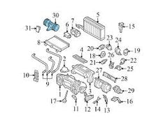 AC Heater Blower Motor 64116933910 Compatible with BMW 5 Series  (E60) & 6 Series (E63) & 6 Series Convertible (E64) Tag-BM-06