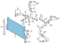 Radiator 5Q0145803N Compatible With AUDI A3 Convertible (8V7, 8VE) | A3 / S3 &  A3 Limousine (8VS, 8VM) | A3 /S3 &  Q2 (GAB, GAG) &  Q3 Sportback (F3N)