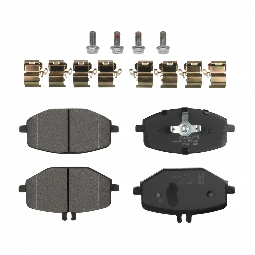 Rear Brake Pad Set 0004207303 Compatible With Mercedes Benz W206