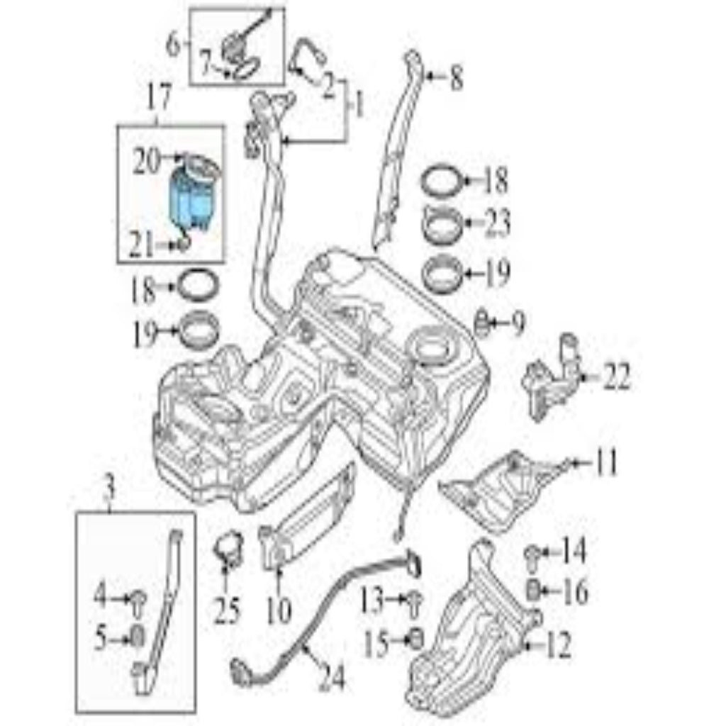 Fuel Pump Module 4G0919051C 4G0919051K Fits Audi A6 A7 C7 Tag No.45