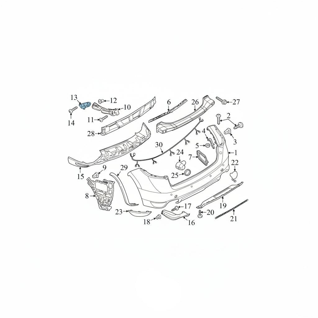 Rear Right Power Window Regulator 8U0839462 Compatible with AUDI Q3 (8UB, 8UG)