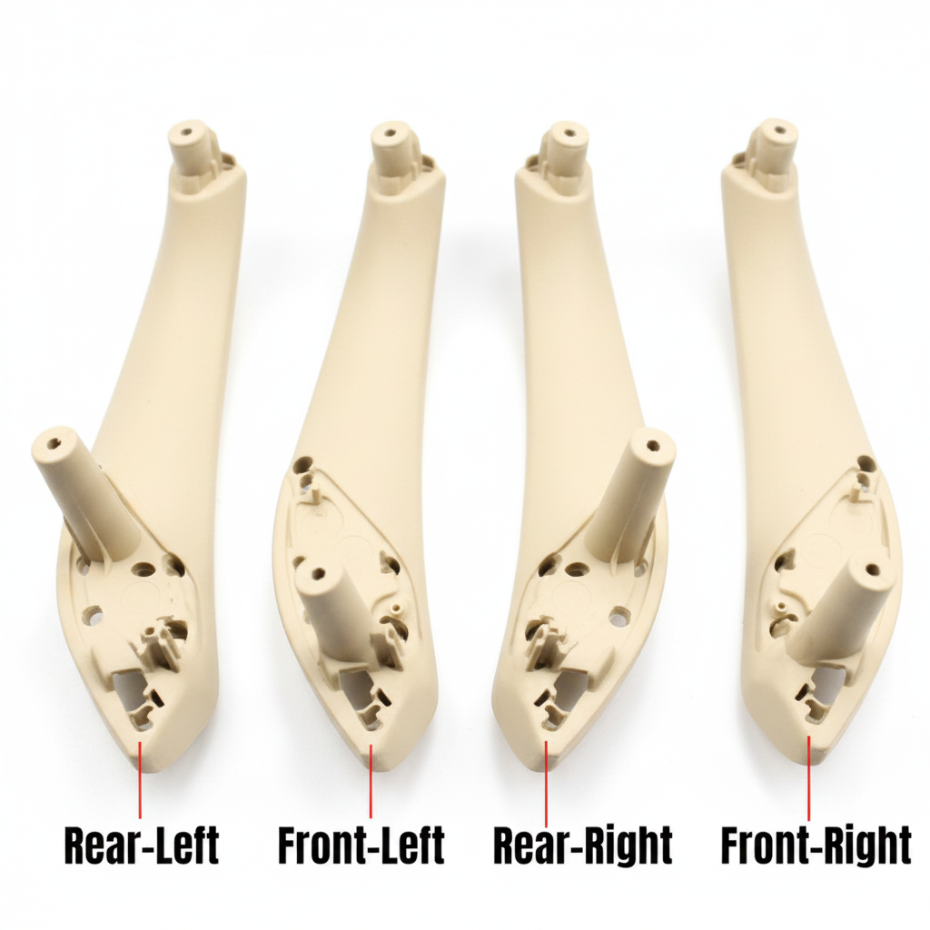 Inner Door Inside Pull Handle Set Beige 51419109613 51419109614 Compatible With BMW X3 X4   G01 G08 F97 G02 F98
