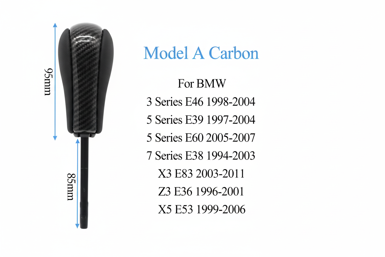Gear Shifter Knob(Model A) 25167537992 Compatible With BMW