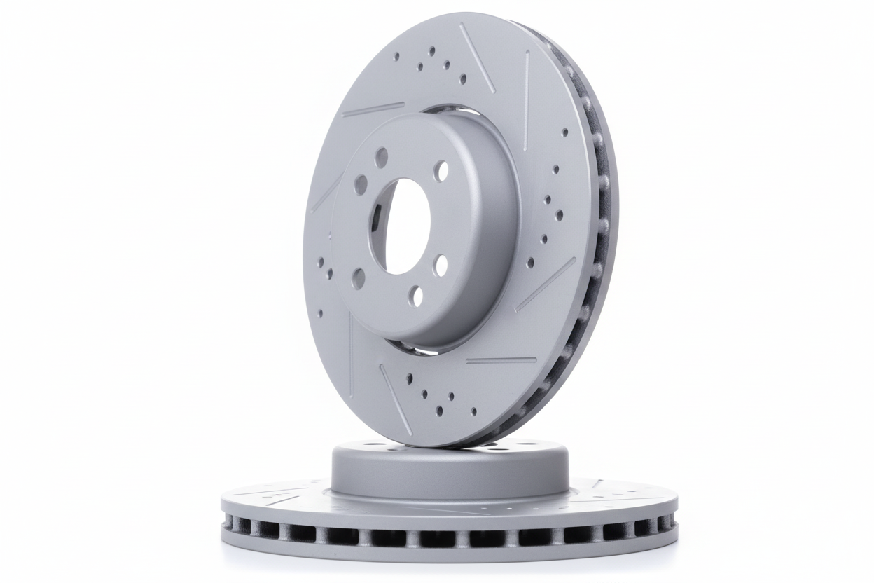 Front Brake Disc Set  0004212112 Compatible With Mercedes Benz W205