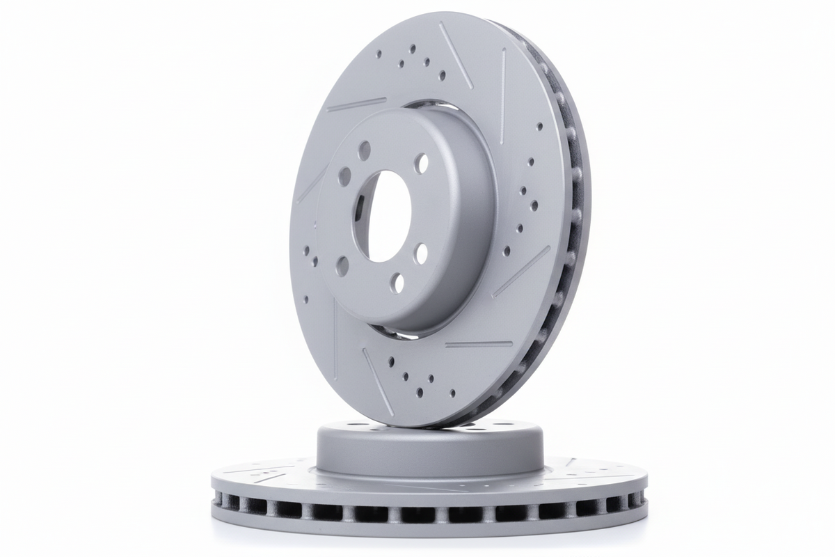 Front Brake Disc Set  0004212112 Compatible With Mercedes Benz W205
